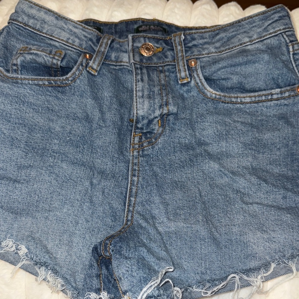Blue Denim Women's Shorts